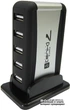 Хаб USB Lapara 7 портов USB 2.0 с блоком питания (LA-UH7315) - изображение 1