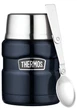 Термос для еды Thermos с ложкой 470 мл Темно-синий (173020) - изображение 1