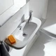 Раковина DURAVIT D-Code 070650 левостороння біла - зображення 3