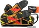 Гітарний ремінь Fender 2" Monogrammed Black/Yellow/Red (20515) - зображення 2