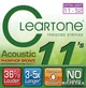 Струны для акустических гитар Cleartone 7411 Acoustic Phosphor Bronze Extra Light 11-52 - изображение 1