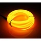 Гибкий светодиодный неон LTL Желтый Neon Glow Light Yellow - 3 метра ленты на батарейках 2 AA - изображение 1