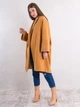 Класичне Пальто без застібки Only 11734S516 XS (71445XS) Охра - зображення 4
