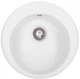 Кухонная мойка гранит GRANADO Vitoria white (0105) + сифон одинарный для кухонной мойки Nova - изображение 1