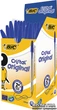 Набір кулькових ручок 50 шт BIC Cristal Синій 0.4 мм Прозорий корпус (70330129627) - зображення 2