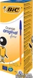 Набор шариковых ручек 20 шт BIC Orange Синий, пишущий узел 0,8мм, толщина линии письма 0.36 мм, Оранжевый корпус  (3086121101113) - изображение 2