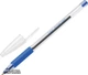 Набор шариковых ручек 4 шт BIC Cristal Grip Синий, пишущий узел 1мм, толщина линии письма 0.4 мм, Прозрачный корпус  (3086123004030) - изображение 1