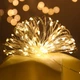 Светодиодная гирлянда нить "Роса" 200LED 20м USB WW теплый белый - изображение 5