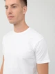 Футболка хлопковая длинная мужская Sol's Milano 11934102 L Белая (3660734617782) - изображение 4