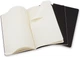 Блокнот Moleskine Cahier 13 х 21 см 80 страниц в клетку Черный 3 шт (9788883704963) - изображение 2