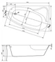 Ванна акриловая CERSANIT SICILIA NEW S301-098 170x100 правосторонняя + ножки PW01/S906-001/PW02/PW03/PW04/PW06/PW011 - изображение 3