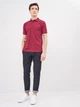 Поло длинное мужское Fruit of the loom 65/35 063402041 M Бордовое (5000000000364) - изображение 3