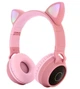 Беспроводные LED наушники с кошачьими ушками Catear BT028C Pink(JBT028CPink+) + Подарок - изображение 1