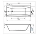 Ванна акриловая CERSANIT VIRGO S301-103 180x80 + ножки PW04/PW01/S906-001/S906-006/PPW011/PW1000006 - изображение 6