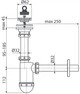 Сифон для раковины ALCA PLAST A411 (8594045937268) - изображение 2