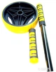 Ролик для пресса LiveUp Exercise Wheel 19 см Yellow-Black (LS3371) - изображение 3