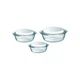 Набір каструль Pyrex Essentials 1.4, 2.1, 3 л (912S637) - зображення 1