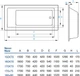 Ванна акриловая прямоугольная KOLLER POOL Neon New 150х70 - изображение 5