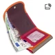 Кожаный женский кошелёк Visconti RB126 Zanzibar (Orange Multi) - изображение 3