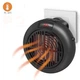 Портативний обігрівач тепловентилятор безпосередньо в розетку Rovus Warm Air Blower 900 Вт з електронним термостатом - зображення 3