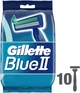 Одноразовые станки для бритья (Бритвы) мужские Gillette Blue 2 10 шт (7702018840755) - изображение 1