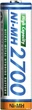 Аккумулятор Panasonic High Capacity AA 2700 мАч 4BP NI-MH 4 шт (BK-3HGAE/4BE) - изображение 4