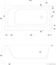 Ванна акриловая CERSANIT SMART S301-117 170x80 левосторонняя + ножки PW01/S906-001/PW04 - изображение 2
