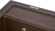 Кухонная мойка гранит GRANADO Lerida Marron (0406) + сифон одинарный для кухонной мойки Nova - изображение 6