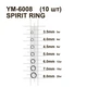 Кольцо заводное MiniMax Spirit Ring 4.5 мм 5 кг 10 шт. (YM-6008-4,5) - изображение 2