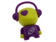 Uniq DJ MUSIC FLASH желтый / фиолетовый 8GB (08C14992U2) - изображение 2