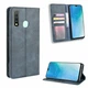 Чехол-книжка Deexe Retro Style для VIVO Y19 - Blue - изображение 1
