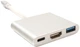 Кабель-переходник PowerPlant для MacBook 12 USB C-Type - HDMI/USB 0.15 м (KD00AS1306) - изображение 1