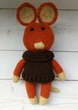 Игрушка Soft decor Символ Нового года Мышка вязаная ручная работа 22 см Терракотовая(TMA804) - зображення 1
