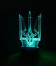 3d-светильник Тризуб Герб України, 3д-ночник, несколько подсветок (на батарейке) - изображение 4