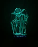 3d-светильник Мастер Йода (Звездные войны Star wars), 3д-ночник, несколько подсветок (на пульте) - изображение 4