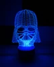 3d-светильник Дарт Вейдер (Звездные войны, Star wars), 3д-ночник, несколько подсветок (на пульте) - изображение 4