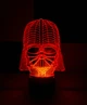 3d-светильник Дарт Вейдер (Звездные войны, Star wars), 3д-ночник, несколько подсветок (на пульте) - изображение 3