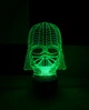 3d-светильник Дарт Вейдер (Звездные войны, Star wars), 3д-ночник, несколько подсветок (на пульте) - изображение 6
