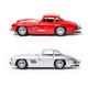 Автомодель - MERCEDES-BENZ 300 SL (1954) (ассорти красный, серебристый, 1:24) - изображение 1