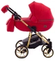 Коляска 2 в 1 Adamex Hybryd Plus Polar (Gold) BR313 красная - изображение 3