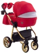 Коляска 2 в 1 Adamex Hybryd Plus Polar (Gold) BR313 красная - изображение 5