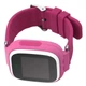 Дитячі смарт-годинник UWatch Q90 Pink з GPS WiFi кольоровий екран 1.22" Sim батарея 400 маг - зображення 3
