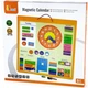 Магнитный календарь Viga Toys с часами на английском языке (50377) - изображение 2