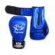 Боксерские перчатки Thai Professional BG3 (12oz) Синие - изображение 4