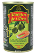 Оливки зелені із сьомгою Maestro de Oliva 300 г (8436024290097) - зображення 1