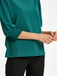 Жіноча кофта LC Waikiki з гофрованими манжетами XS Бірюзова (LCW Woman -1625) - зображення 3