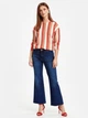 Жіноча кофта LC Waikiki в смужку 3XL Біло-караловая (LCW Woman -1622) - зображення 2