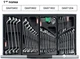 Тележка с инструментом Toptul 7 секций 229 предметов (GCAJ0008) - изображение 2