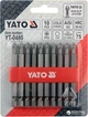 Набір відкруткових насадок YATO 1/4" PH2 75 мм 10 шт. (YT-0480) - зображення 2