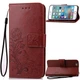 Чехол Clover для Iphone 6 / Iphone 6s Книжка кожа PU с визитницей коричневый - изображение 1